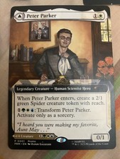 NYCC 2025 MTG Peter Parker / Amazing SPIDER-MAN PROMO Card Magic Gathering picture