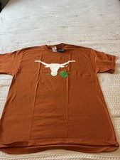 Vtg Delta Magnum Weight Texas Longhorns Four Leaf Clover  Tshirt picture