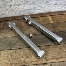 Vintage Redline Flight Crank Arms Single Pinch Old School BMX 180mm 80s picture
