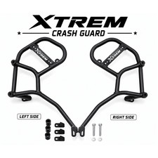 Hero Xtreme Crash Guard Double Side Heavy Duty Engine Protection Black Universal picture