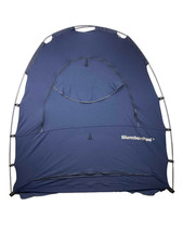 SLUMBERPOD 3.0 PORTABLE PRIVACY POD BLACKOUT CANOPY COVER SLEEPING SPACE - NAVY picture