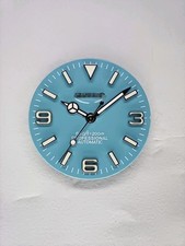New 28.5mm Watch Dial And Hands Set Fit 7S26 NH35 Movement SKX007 Green lumens picture