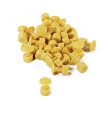 25pcs Yellow Spiral Tabs (17mm) Paintless Dent Repair Glue Pulling Tools picture
