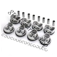 8cyl Pistons & Rings Set STD Φ87mm For BMW 540i 740i E60 E65 E66 N62B40 4.0L V8 picture