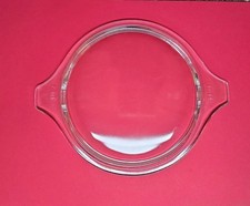 PYREX 13-470-C Replacement Lid LID ONLY Round Glass Lid Tab Handles USA picture