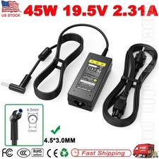 NEW 45W 19.5V 2.31A AC Adapter Charger For HP Laptop Power Supply Cord 4.5*3.0mm picture