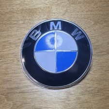 Genuine OEM BMW 82mm Hood Trunk Emblem Roundel Badge Brand New 51148132375 picture