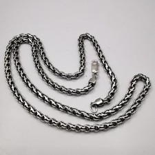 Vintage Beautiful Jewelry Chain Necklece,925 Sterling Silver,Signed , 25,39g picture