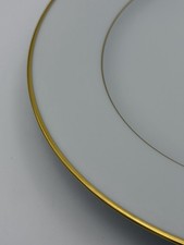 2 Bernardaud Palmyre Dessert Ass. Plates - Phoebe White W/ Gold Rim -  7.5” picture