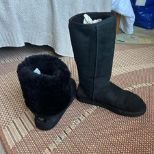 Ugg australia classic tall black Boots W 9 picture