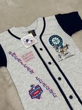 NWT Vintage Looney Tunes Seattle Mariners Western Division Champs Jersey Youth S picture