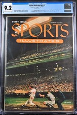 1954 Sports Illustrated #1 CGC 9.2 White Pages 27 Topps Cards Complete NM picture
