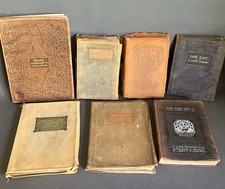 Elbert Hubbard Roycrofters Book Lot Suede Leather East Aurora New York Roycroft picture