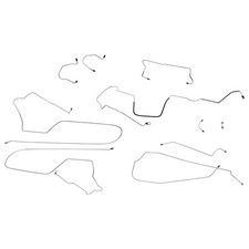 Complete Brake Line Kit Preformed With ABS 1997-03 Pontiac Grand Prix 10pc OE picture