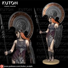Enyo Greek Myth Godness 3D Printing Unpainted Model GK Blank Kit Figure Stock picture