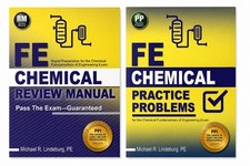 PPI FE Chemical Review Manual & Practice Problems Bundle Lindeburg Brand New picture