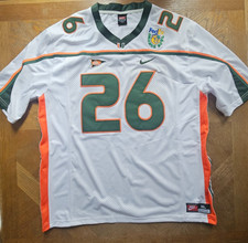Sean Taylor #26 Miami Hurricanes 2003 FedEx Bowl Mens X-Large Jersey NCAA 🏈🐐🔥 picture