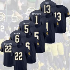 HOT Notre Dame Fighting Team Name & Number Players Navy Unisex Gifts For Fans picture