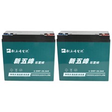 2pc 12V 20Ah 6-DZM-20 Battery 6-DZF-20 6-DMF-20 For Go Kart Scooter Wheeler picture