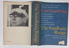 Carl Sandburg The Sandburg Range 1957 Harcourt Brace First Edition HC/DJ picture