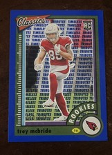 2022 Panini Classics Trey McBride Timeless Tributes Rookie Light Blue /125 (RC) picture
