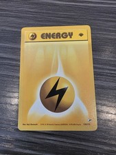 NM / MINT 1st Edition Lightning Energy 130/132 - Gym Heroes Pokemon Card  picture