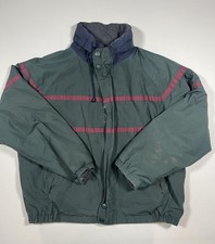 Vintage Nautica Jacket Mens 2XL Green Reversible Windbreaker Hong Kong 90s picture