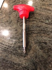 Snap On ssdmrt4r t handle magnetic ratcheting screwdriver with one bit picture
