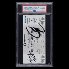 2026 AEW GRAND SLAM TICKET SIGNED ORANGE CASSIDY TONI STORM AUTO PSA AUTHENTIC picture