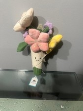 Jellycat Amuseables Bouquet of Flowers Plush Soft Toy Pastel Floral New picture