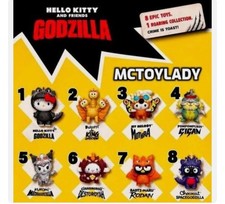 2026 McDONALD'S HELLO KITTY GODZILLA HAPPY MEAL TOYS READY TO SHIP picture