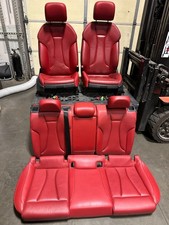 2017-2020 Audi S3 Red Front / Rear Seat Set OEM *NOTE picture