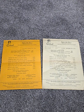 Vintage 1952 Cathedral Apartments San Francisco Menus Pair SF History Ephemera picture