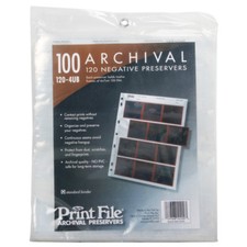 100x Print File 6x7 120 Format Film Negatives Pages Sleeves Archival Preservers picture