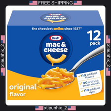Kraft Mac and Cheese Dinner 12 Pack, Original Flavor, 7.25 oz Boxes picture