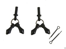 AJ Tack Black Jingle Bobs with Cotter Pins picture