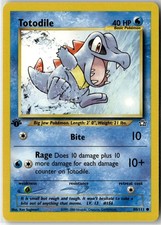 Totodile (80) Common Neo Genesis 080/111 1st Edition NM picture