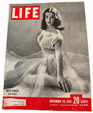 LIFE Magazine Nov 28 1949 Issue - News, Illustrated, Movies, Nita Bieber Cover picture
