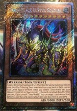 Yugioh Toon Black Luster Soldier 1st Edition RA03 Secret Rare NM picture