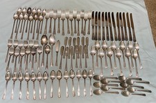 Vintage Rogers-Desire- Overlaid Silverplate 100 Piece Flatware Set IS picture