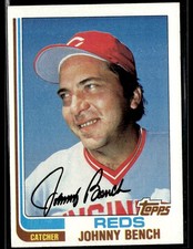 1982 Topps #400 Johnny Bench Reds Baseball Card 2002I picture