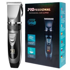 Professional Hair Clippers Trimmer Mens Barber Hair Cutting kit Machine Cordless picture