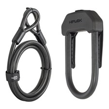 Hiplok DX Plus U-Lock and Cable Lock, Black picture