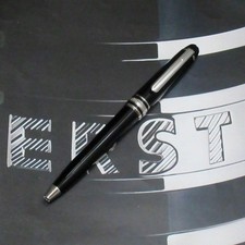 Excellent MONTBLANC Meisterstück 116 Ballpoint Pen Platinum 132472 Vintage picture