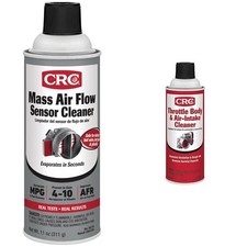 CRC Mass Air Flow Sensor Cleaner 11oz & Throttle Body Cleaner 12oz Bundle picture