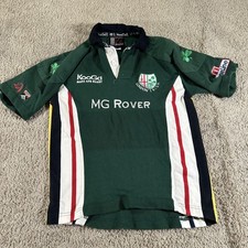 Vintage London Irish Jersey Boys Medium Green Rugby Shirt Kooga MG Rover Youth picture