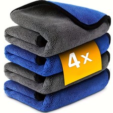 1-10pcs Microfiber Car Cleaning Towels Ultra Absorbent Car Drying Cloth Auto Det picture