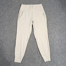 Athleta Abalone Cream Venice High Rise Activewear Joggers Women's Size Small picture