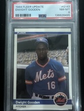 1984 Fleer Update - Dwight Gooden #U-43 (RC) picture