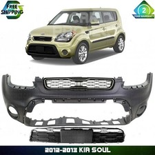 Front Bumper Cover & Grille Assembly Kit For 2012-2013 Kia Soul picture